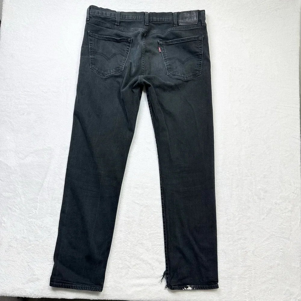 Levis 507‎ Jeans Mens 38x34 Black Premium Big E Reissue Measures 37x31 Worn